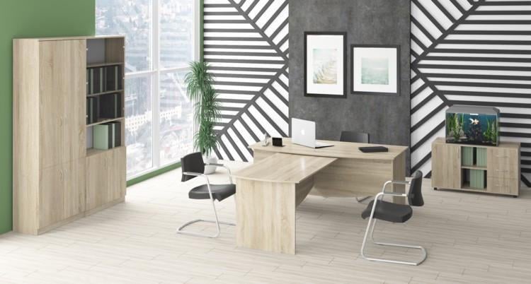 Стіл офісний Kontinent Лідер 1800х900х760 мм Білий (52668635) - фото 4 Стіл офісний Kontinent Лідер 1800х900х760 мм Білий (52668635) - фото 4