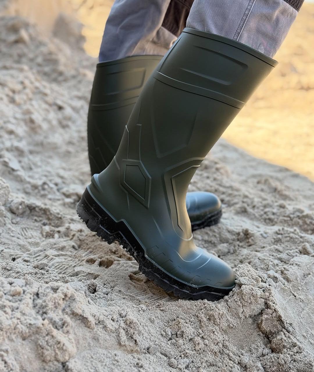 Резиновые сапоги TITAN антипрокольный класс S5 с металлическим подноском р. 47 Хаки (L- 777-47-TITAN) - фото 3
