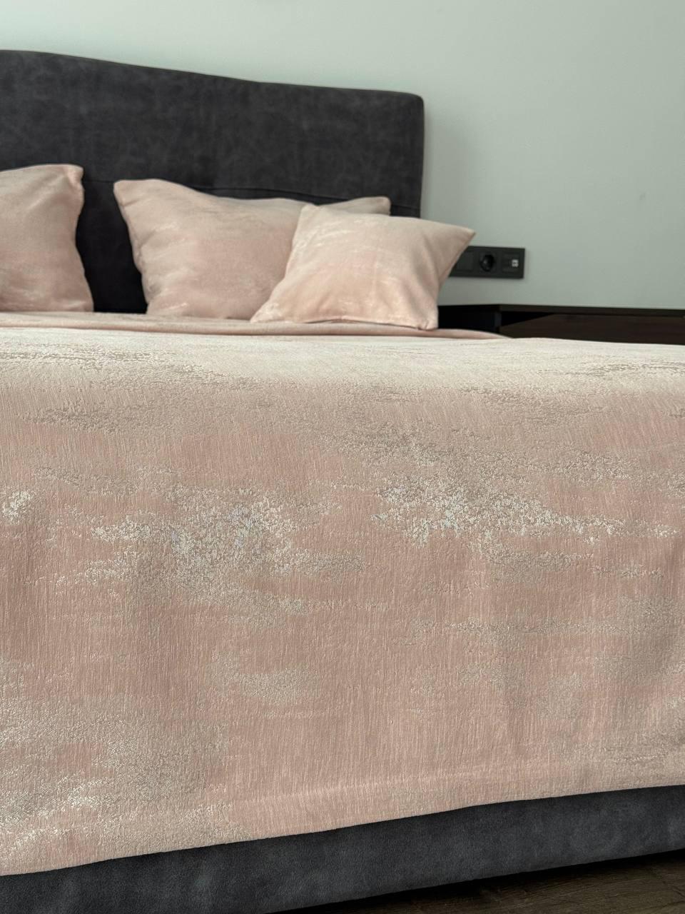 Покрывало Мрамор 200х250 см Розовый (22000-12-200x250cm) - фото 10