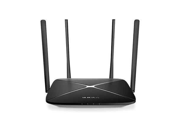 Роутер Mercusys AC12G Wireless Dual Band Router 3x10/100/1000 Mb/s LAN 1x10/100/1000 Mb/s WAN 4 внешних антенны