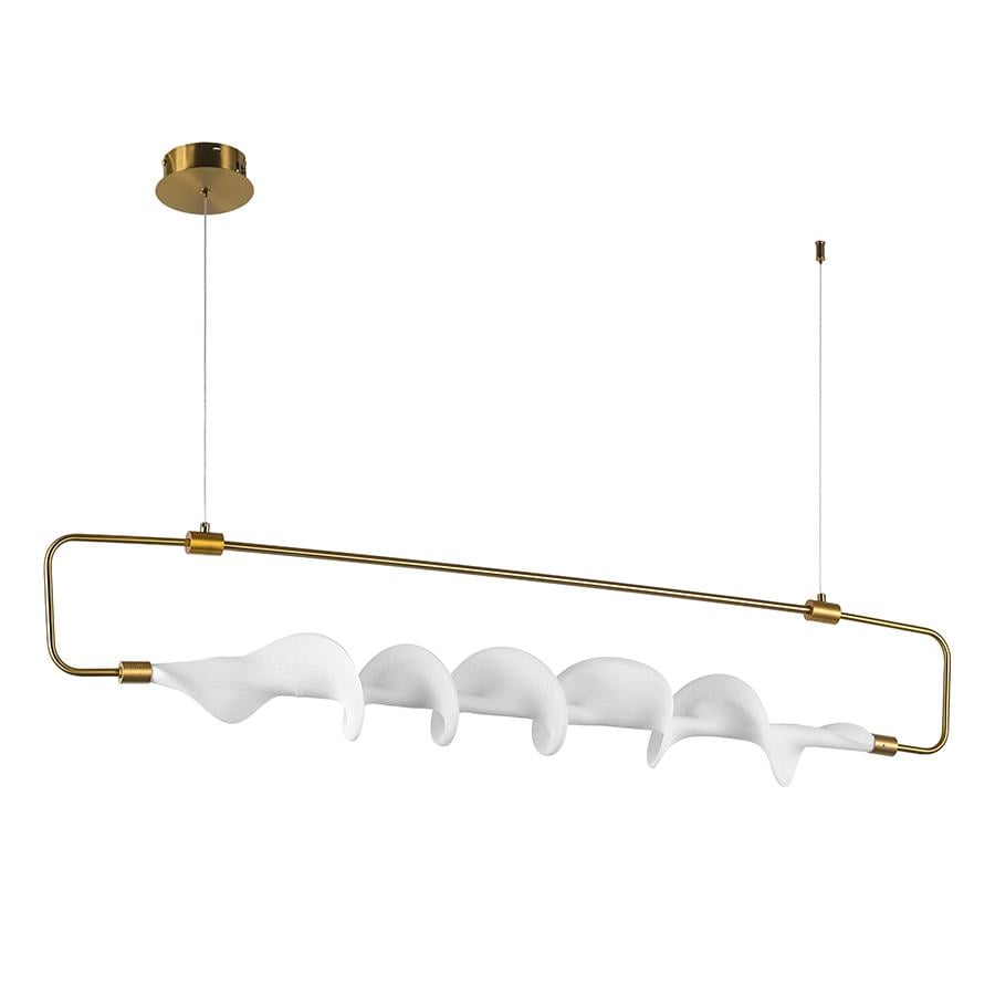 Люстра подвесная светодиодная Levistella 7813173 AB Бронза