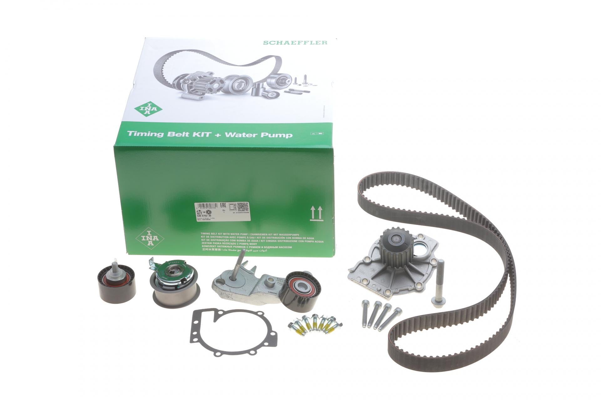 Комплект ГРМ и помпа INA Volvo S60/S80/S90/V40/V60/V70/V90/XC40/XC60/XC70/XC90 2/0D 13- (530 0762 30)