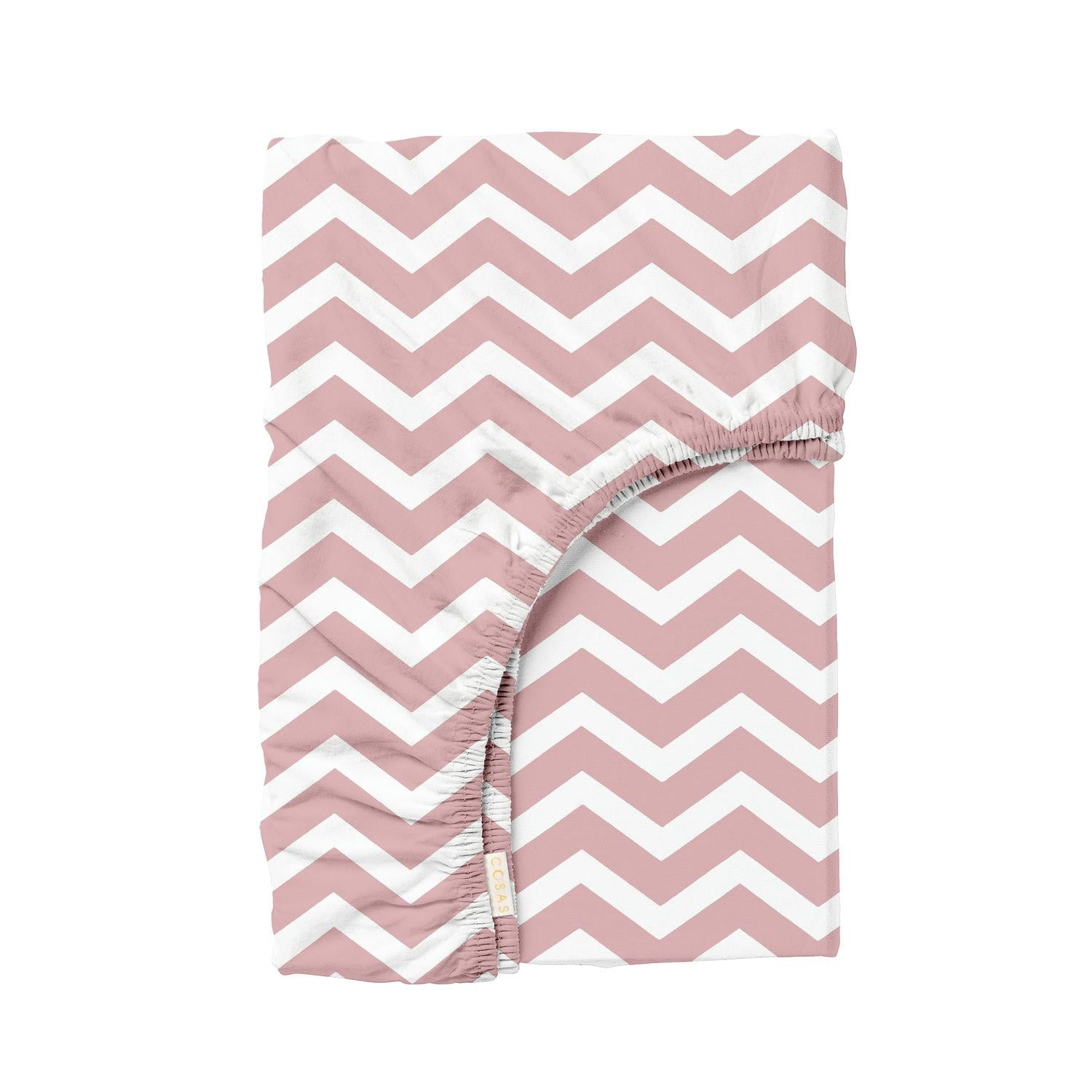 Простынь Cosas Rose Zigzag на резинке 180x200x25 см (4822052209110)