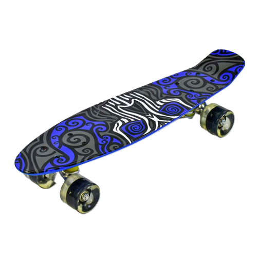 Скейтборд Best Board F 6510/8 колеса PU со светом d 6 см/55 см (24610792)