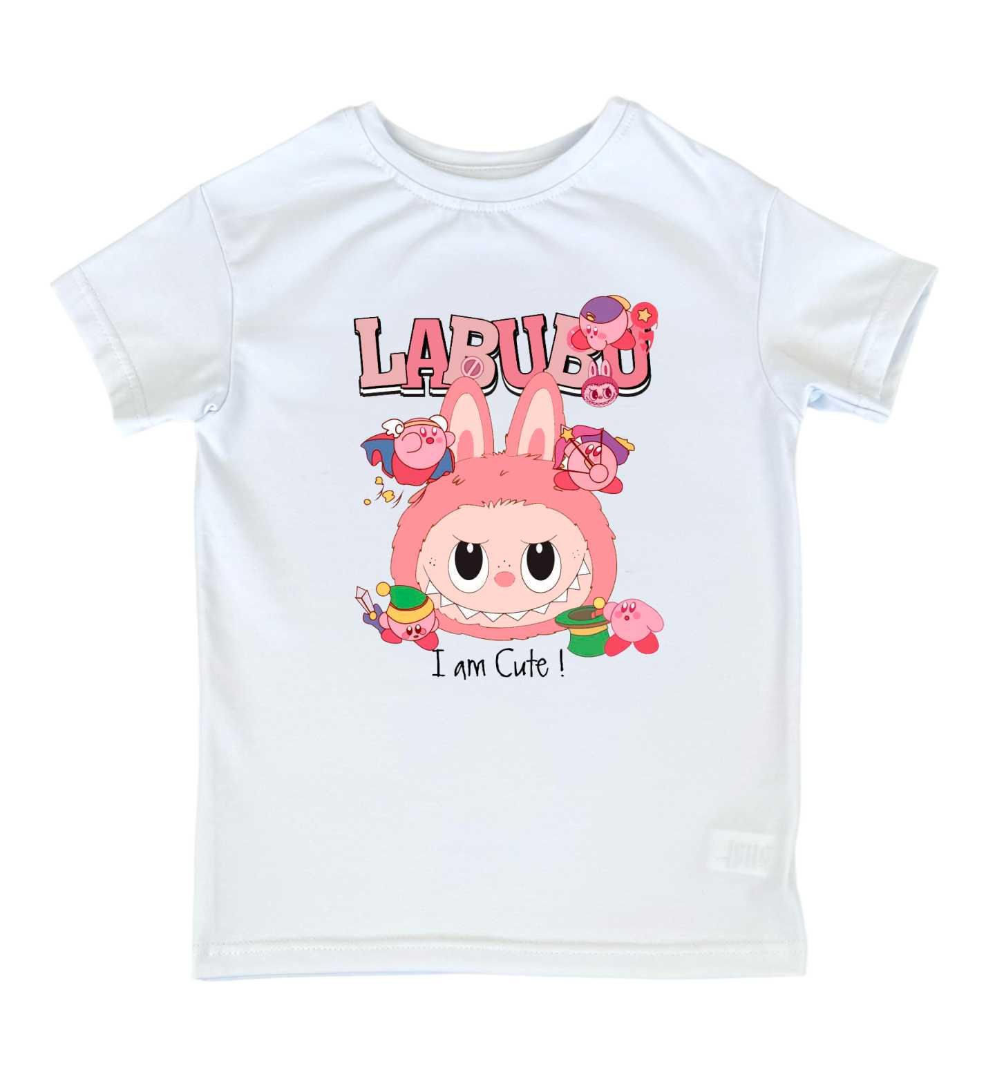Футболка TM Spinogriz СПИ2025 "Labubu I am Cute" 122 см Білий (26994021)
