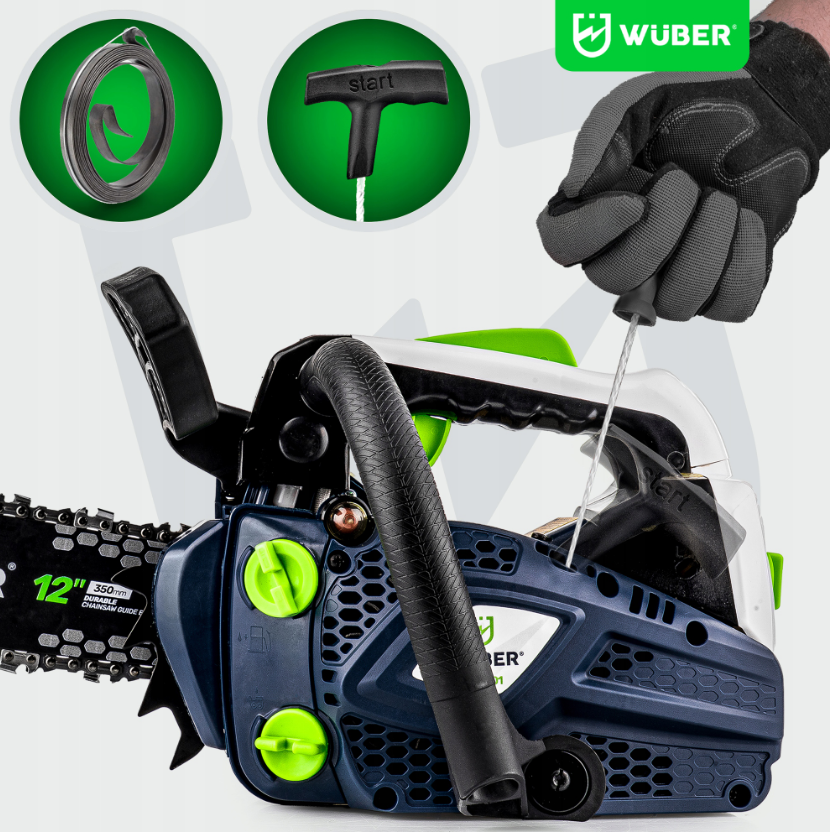 Бензопила ланцюгова Wuber 1 к.с. (2588823686) - фото 8 Бензопила ланцюгова Wuber 1 к.с. (2588823686) - фото 8