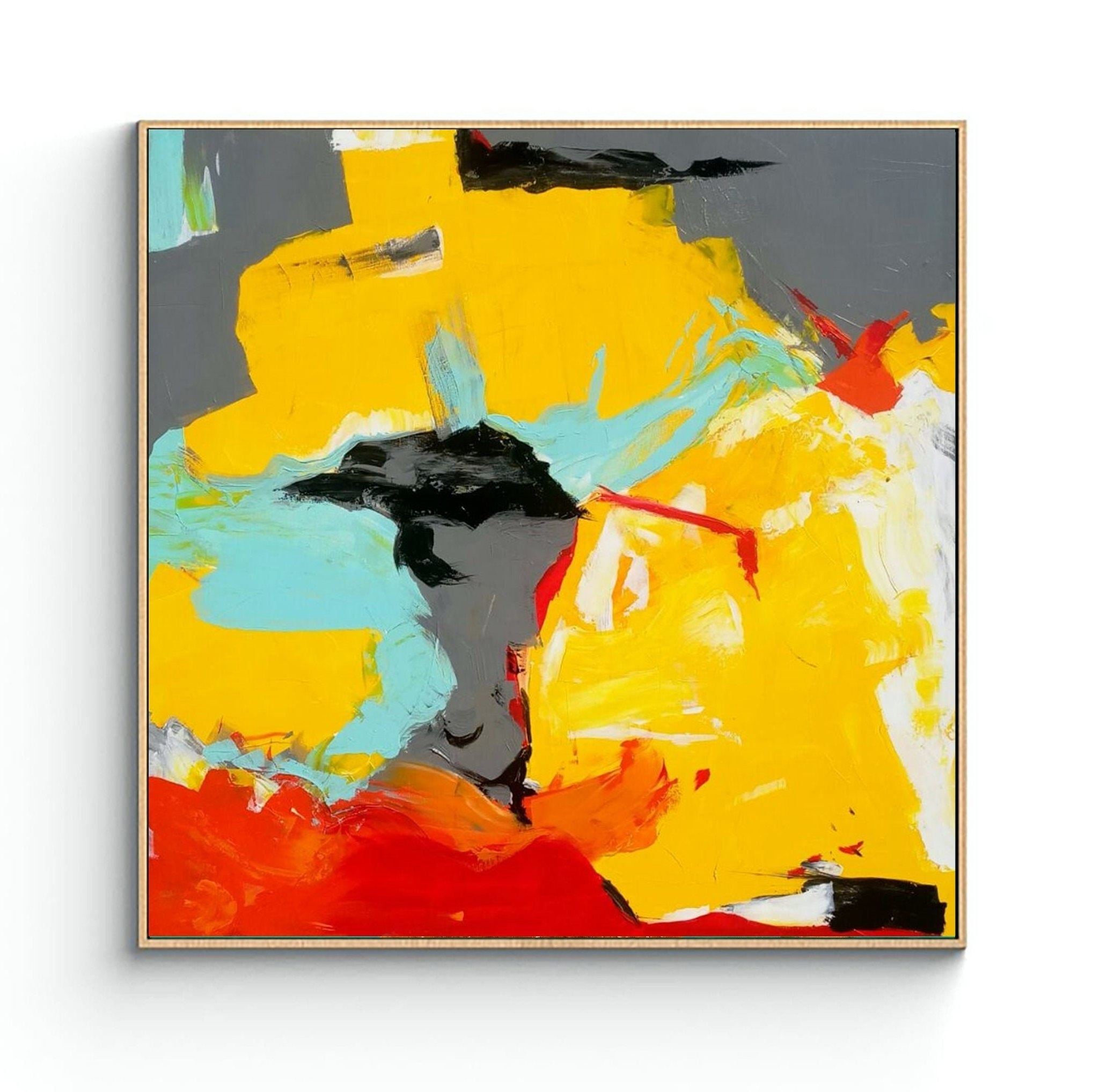 Картина на холсте ArtSale Абстракция 100х100 см RA0050