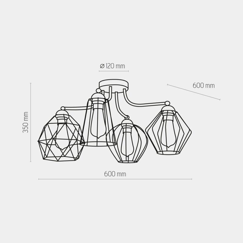 Люстра TK Lighting 1645 Galaxy (ТК_1645) - фото 2 Люстра TK Lighting 1645 Galaxy (ТК_1645) - фото 2