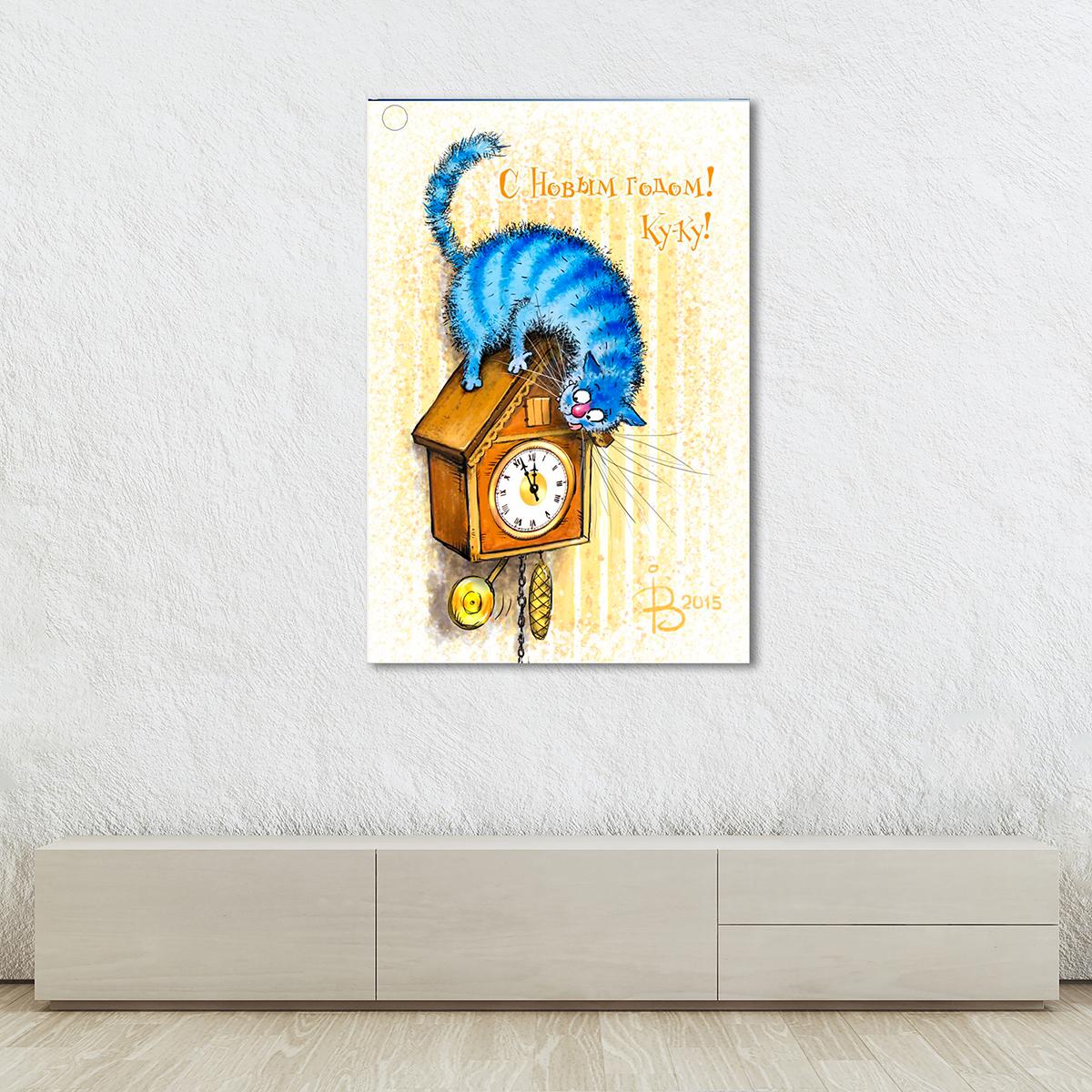 Модульная картина В ожидании кукушки 1 модуль 80x120 см (_rinaz_20152249008)