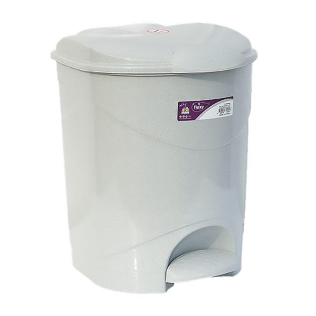 Відро для сміття Plastart з педаллю 12 л Сірий (MUP-CK-800-GRAY)