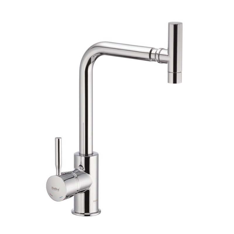 Смеситель для кухни Haiba Hans 025 Хром (HB0819) Смеситель для кухни Haiba Hans 025 Хром (HB0819)