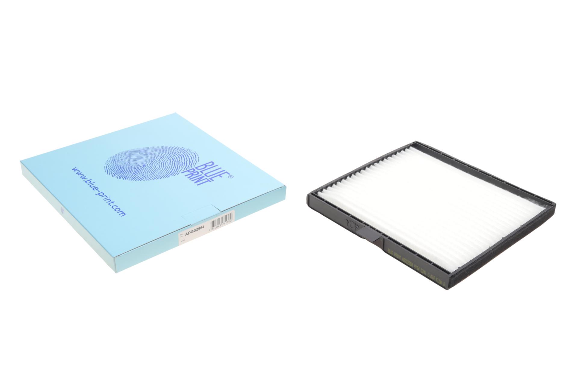 Фильтр салона BLUE PRINT для Chevrolet Aveo T2 03- (ADG02584)