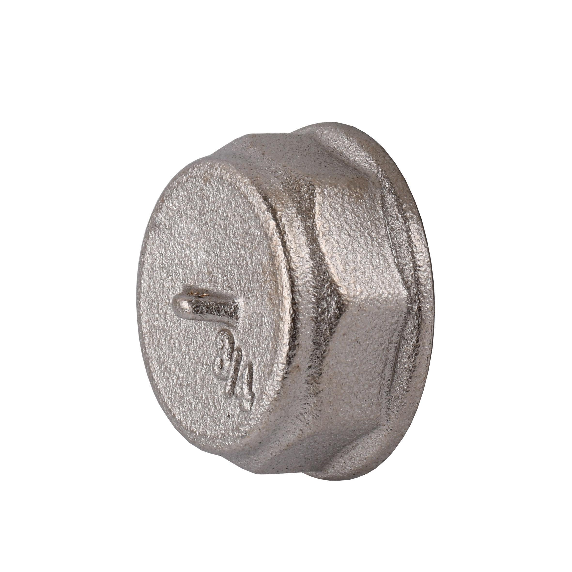 Заглушка Optimum NC401P 3/4"В никелированная под пломбу (000030759)