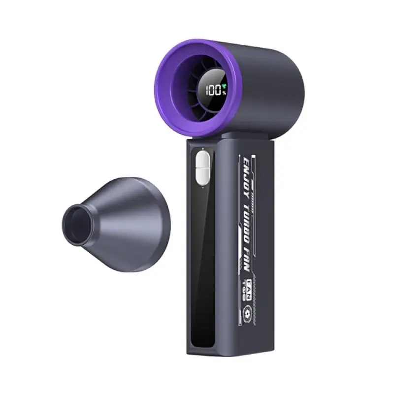 Вентилятор ручной аккумуляторный T-08 с дисплеем USB (8-18-2019764)