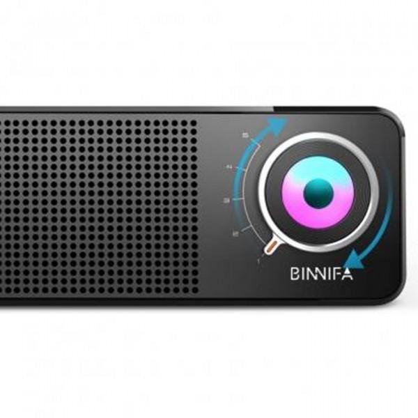 Саундбар Binnifa Desktop Computer Bluetooth Speaker Light Black - фото 3