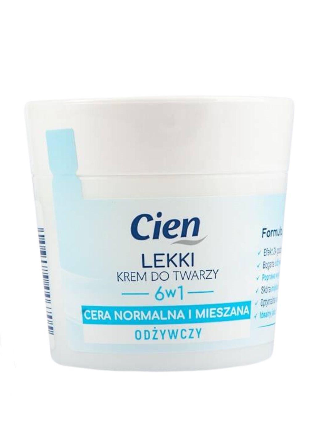 Крем для обличчя Cien Lekki 6в1 легкий для нормальної і змішаної шкіри 50 мл (Е-01645) Крем для обличчя Cien Lekki 6в1 легкий для нормальної і змішаної шкіри 50 мл (Е-01645)