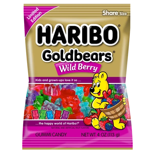 Конфеты желейные Haribo Goldbears Wild Berry 113 г (2107934311)