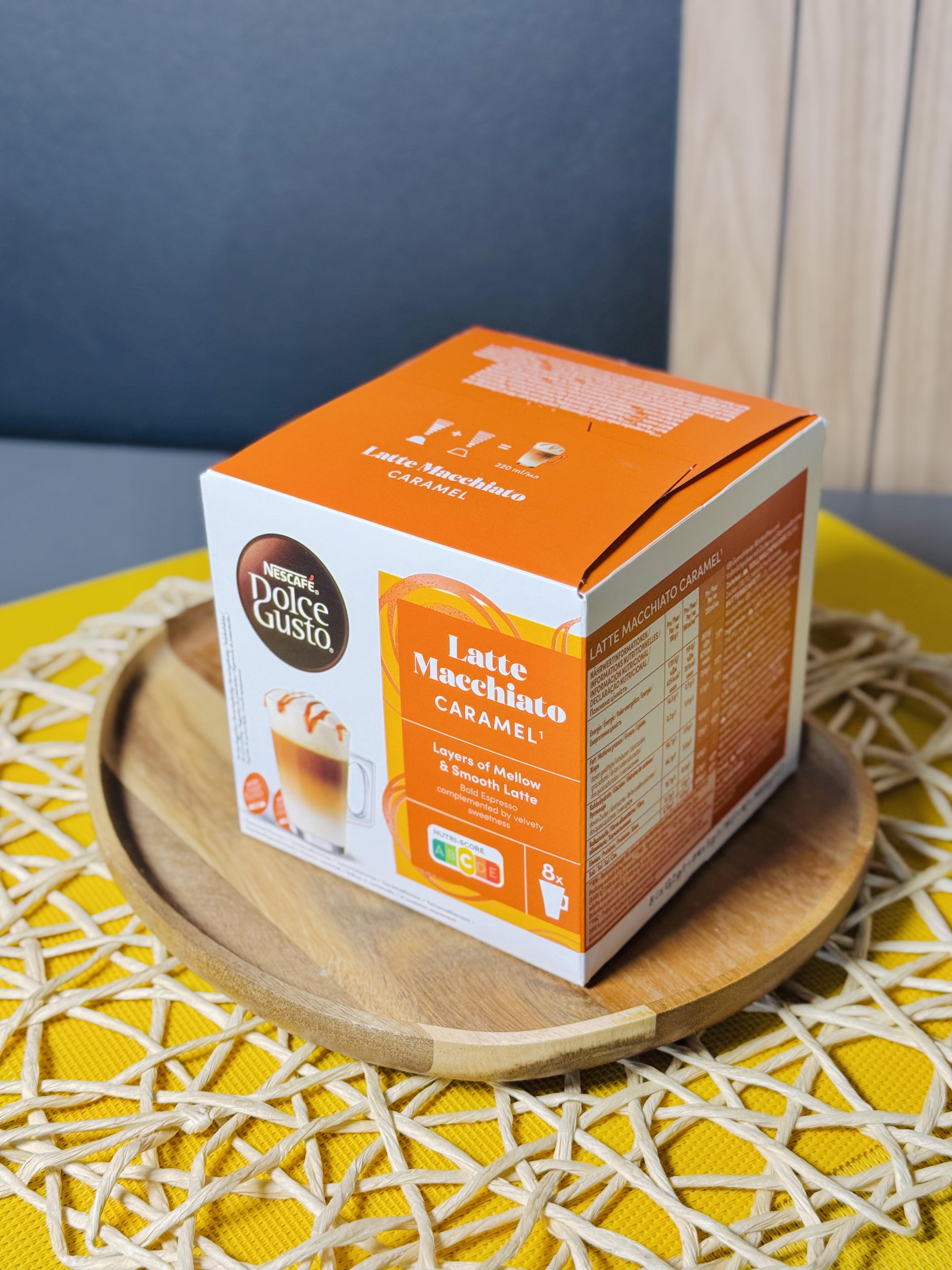 Кава в капсулах Dolce Gusto Latte Macchiato Caramel 8 кавових/8 молочних капсул 145,6 г