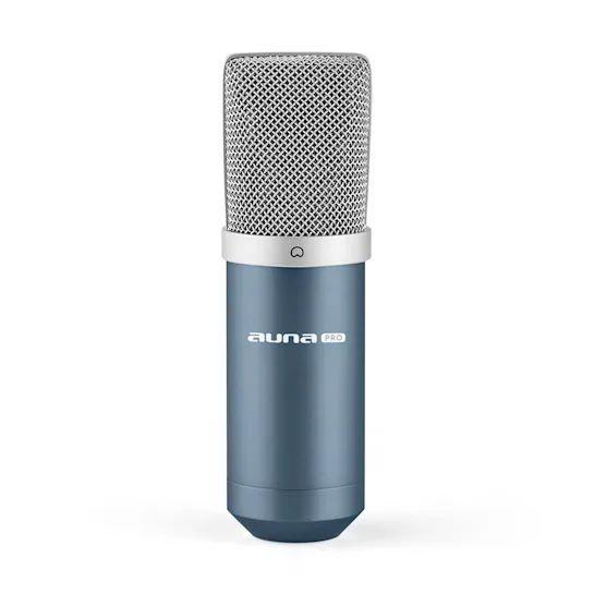 Мікрофон професійний конденсаторний Auna MIC-900B-LED USB