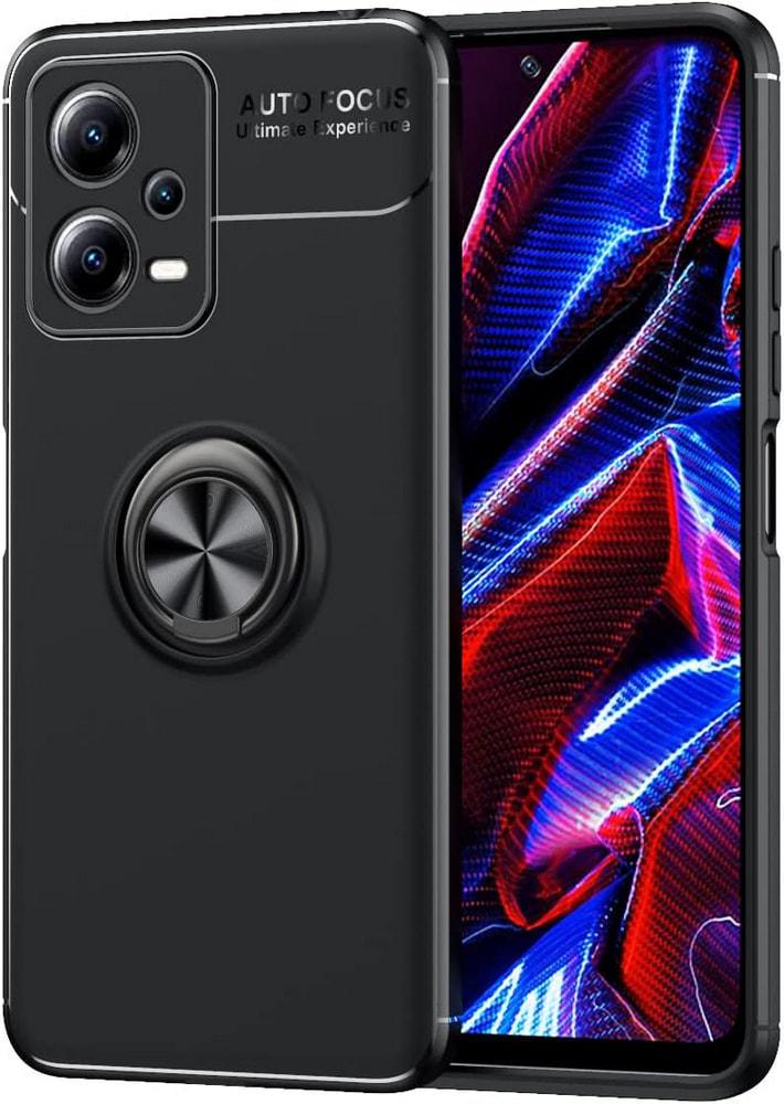 Чехол с кольцом Xiaomi Poco X5 5G Autofocus Black (35043-2B)