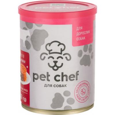 Консервы для собак Pet Chef паштет с говядиной 360 г (4820255190259) Консервы для собак Pet Chef паштет с говядиной 360 г (4820255190259)
