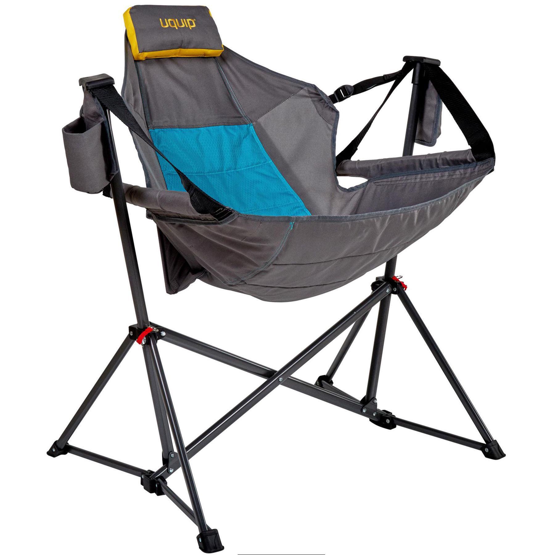 Кресло туристическое раскладное Uquip Rocky Blue/Grey (244027)