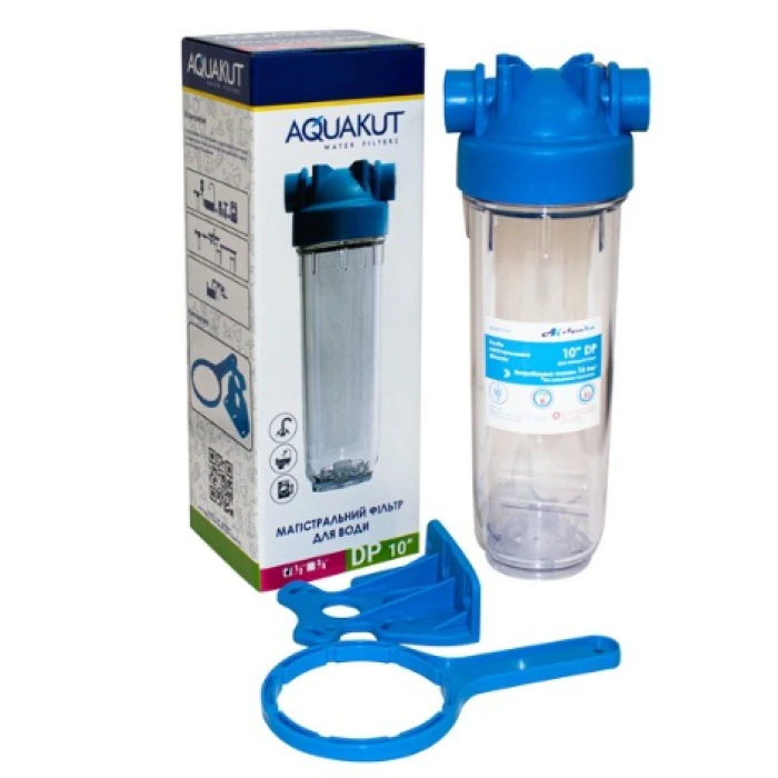 Корпус фильтра Aquakut 3/4" без картриджа с креплением и ключом (000069460) Корпус фильтра Aquakut 3/4" без картриджа с креплением и ключом (000069460)