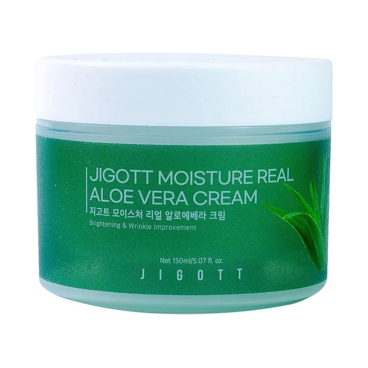 Крем для лица Jigott Moisture Real Aloe Vera Cream Алоэ увлажняющий 150 мл (2072052034)