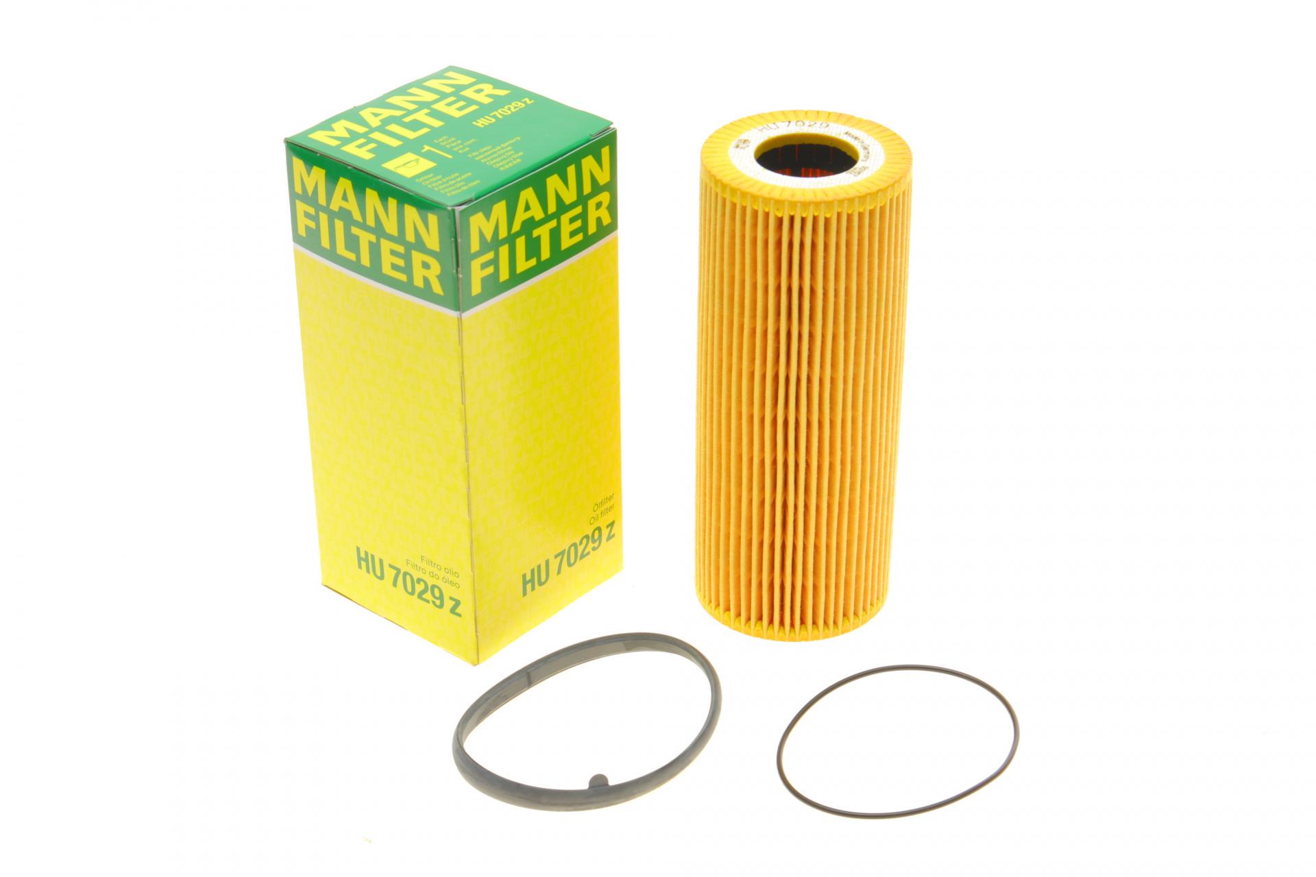 Фильтр масляный Mann-Filter для VW Touareg 10-18/Porsche Cayenne/Panamera 3,0 Hybrid 10- (HU 7029 Z)