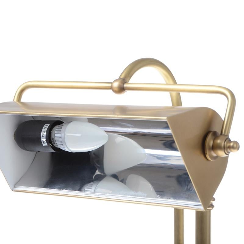 Настольная лампа лофт латунь Brille BL-182T/1 E27 - фото 3