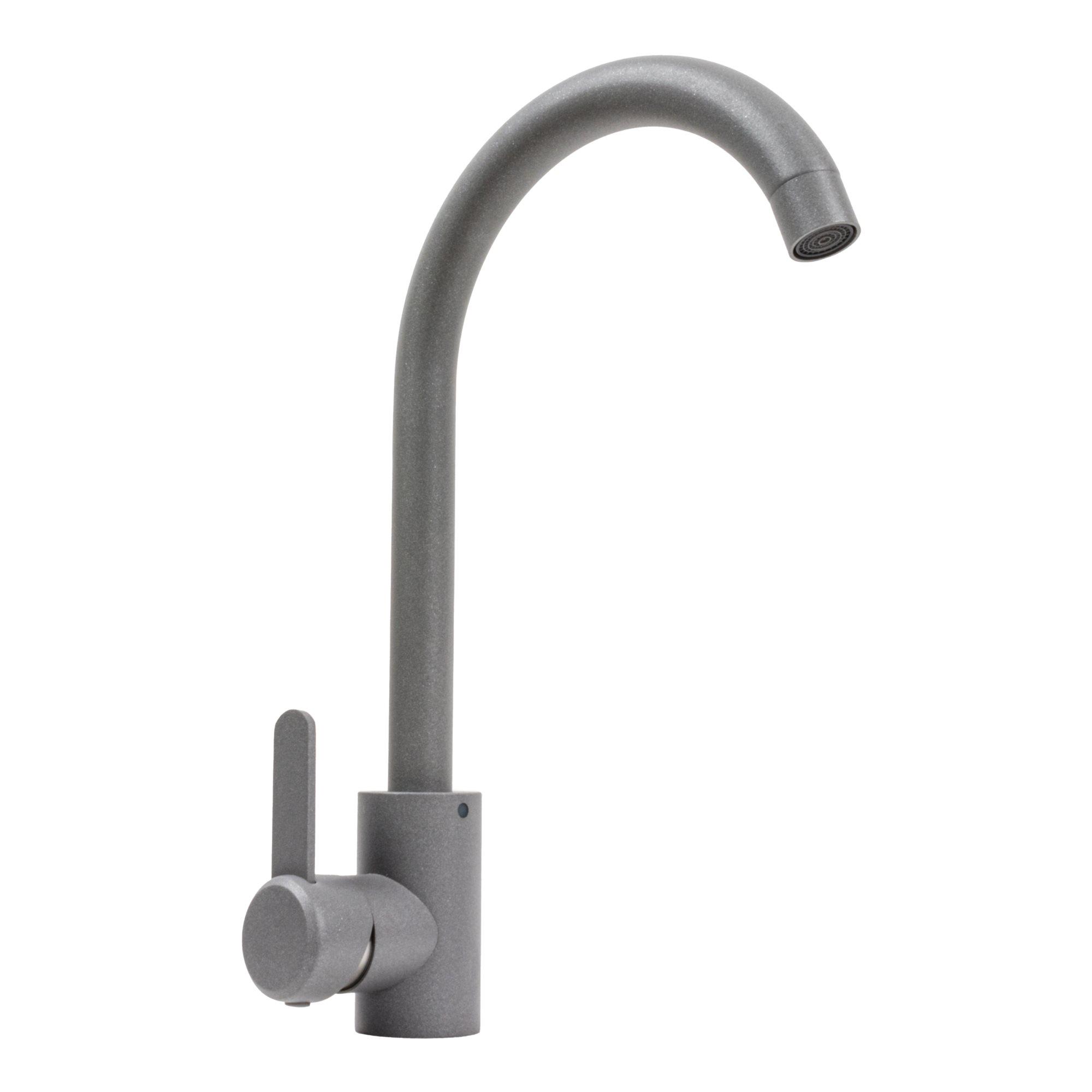 Смеситель кухонный Platinum 7990 NEST Серый