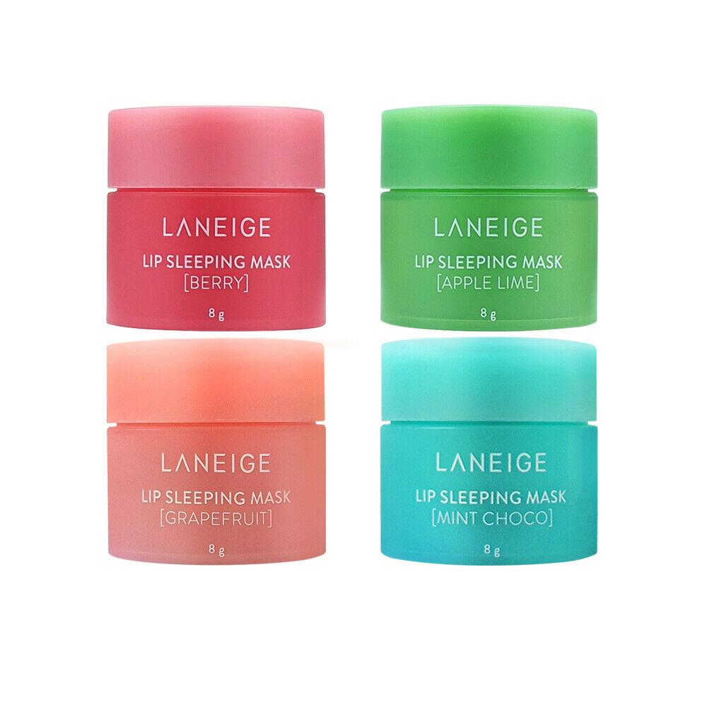 Набор ночных масок для губ Laneige Lip Sleeping Masks kit миниатюры 4x8 мл (8809803507608) - фото 1