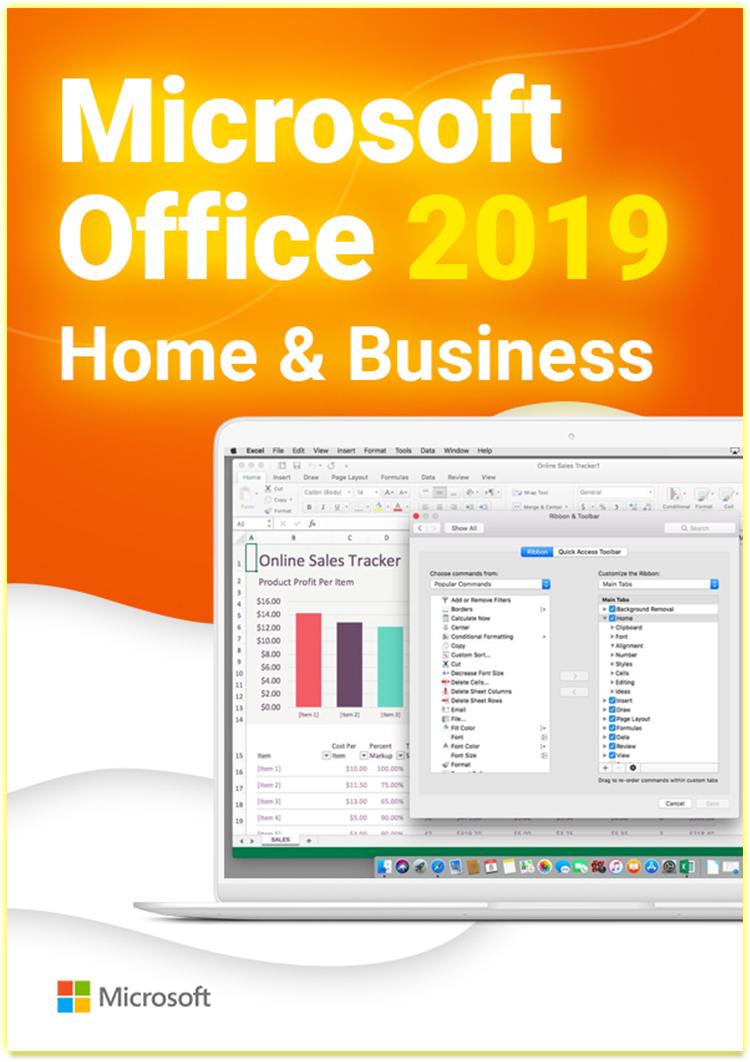 Програмне забезпечення Office 2019 для дому та бізнесу ESD-електронна ліцензія для 1 ПК всі мови (T5D-03189) - фото 2