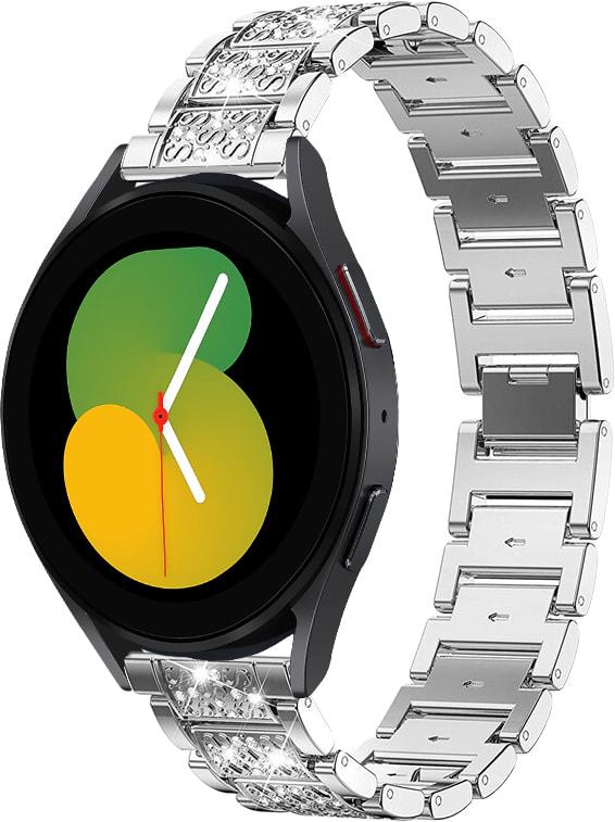 Браслет металлический Glam для Galaxy Watch 5 40 мм Silver (32815-59) Браслет металлический Glam для Galaxy Watch 5 40 мм Silver (32815-59)