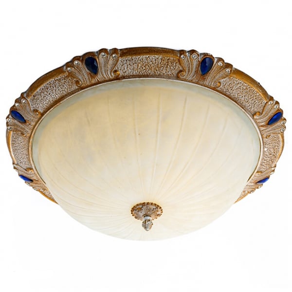 Люстра потолочная с молочным куполом Flora (HL103A)