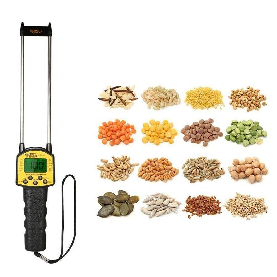 Вологомір зерна Smart Sensor AR991 з діапазоном вимірювання 7,5-50% вологості (100166) - фото 6