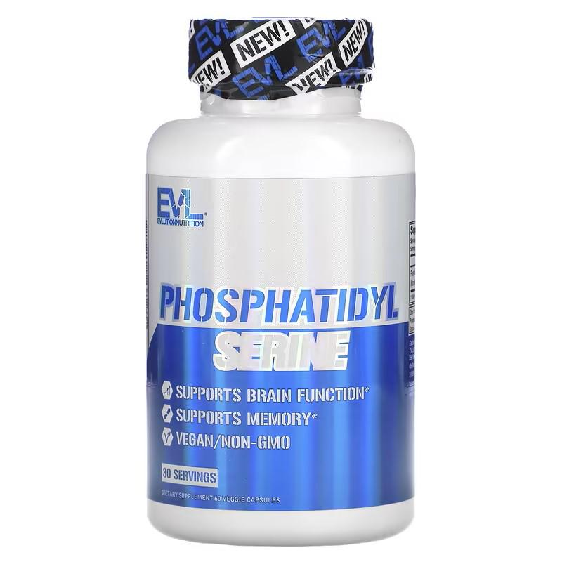 Фосфатидилсерин Evlution Nutrition Phosphatidyl Serine 60 вег. капс.
