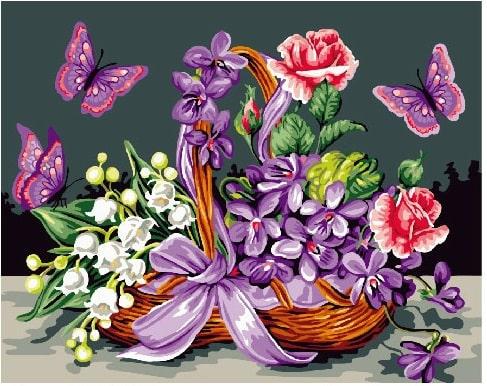 Картина по номерам Brushme GX24093 Бабочки в корзине 40x50 см (1292776780) Картина по номерам Brushme GX24093 Бабочки в корзине 40x50 см (1292776780)