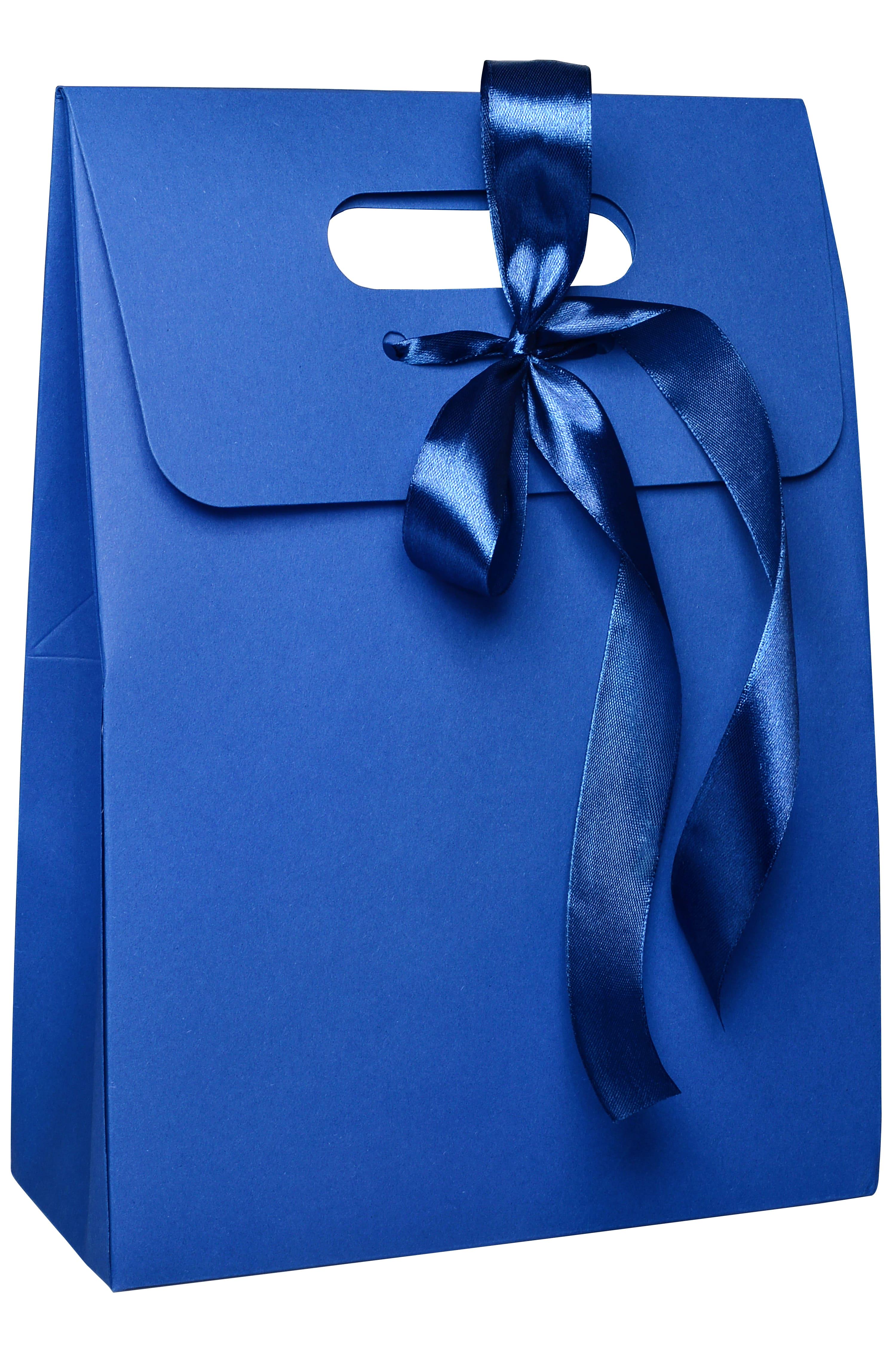 Коробка подарочная с бантом 30х22х10 см Синий (368339925) - фото 1 Коробка подарочная с бантом 30х22х10 см Синий (368339925) - фото 1