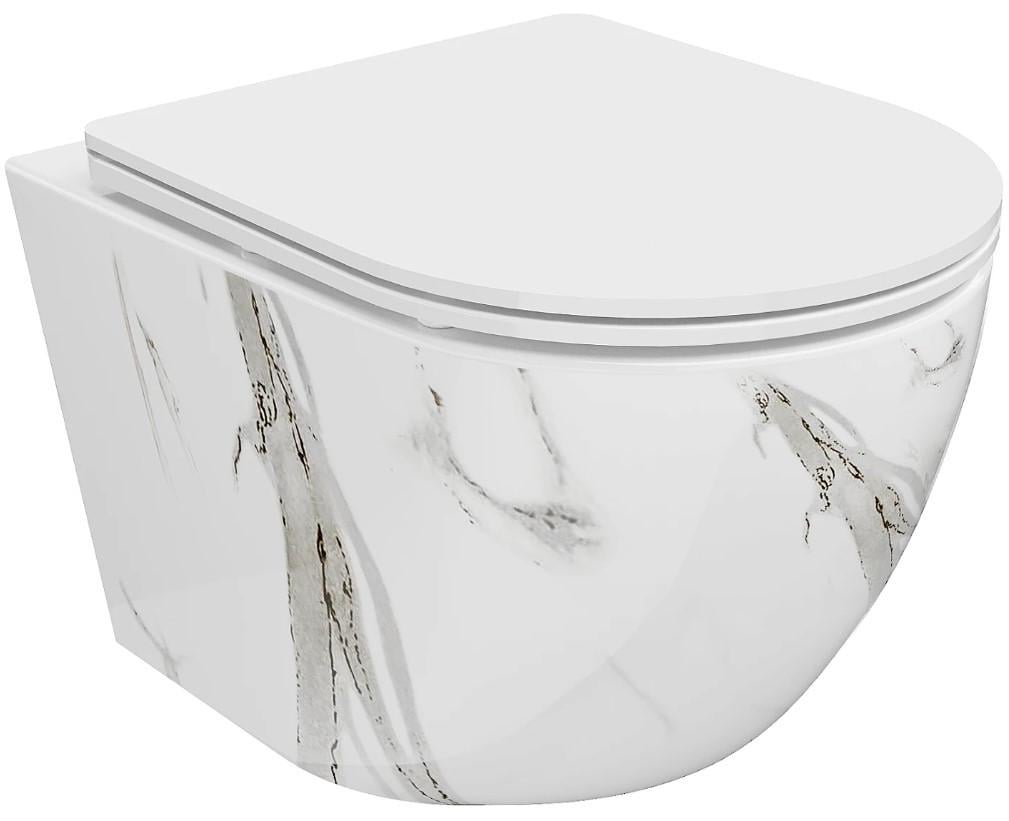 Унитаз подвесной Mexen LENA Marble Shiny (2619562743)