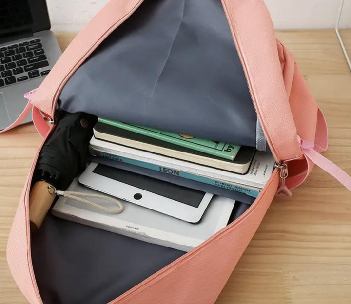 Школьный рюкзак для девочки XGO BAG 4в1 рюкзак/шоппер/пенал/сумочка Розовый - фото 9 Школьный рюкзак для девочки XGO BAG 4в1 рюкзак/шоппер/пенал/сумочка Розовый - фото 9