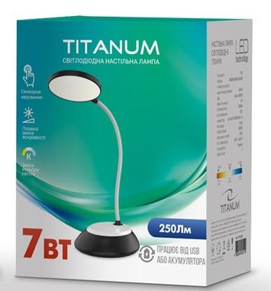 Лампа LED настільна TITANUM TLTF-022B 7W 3000-6500K USB