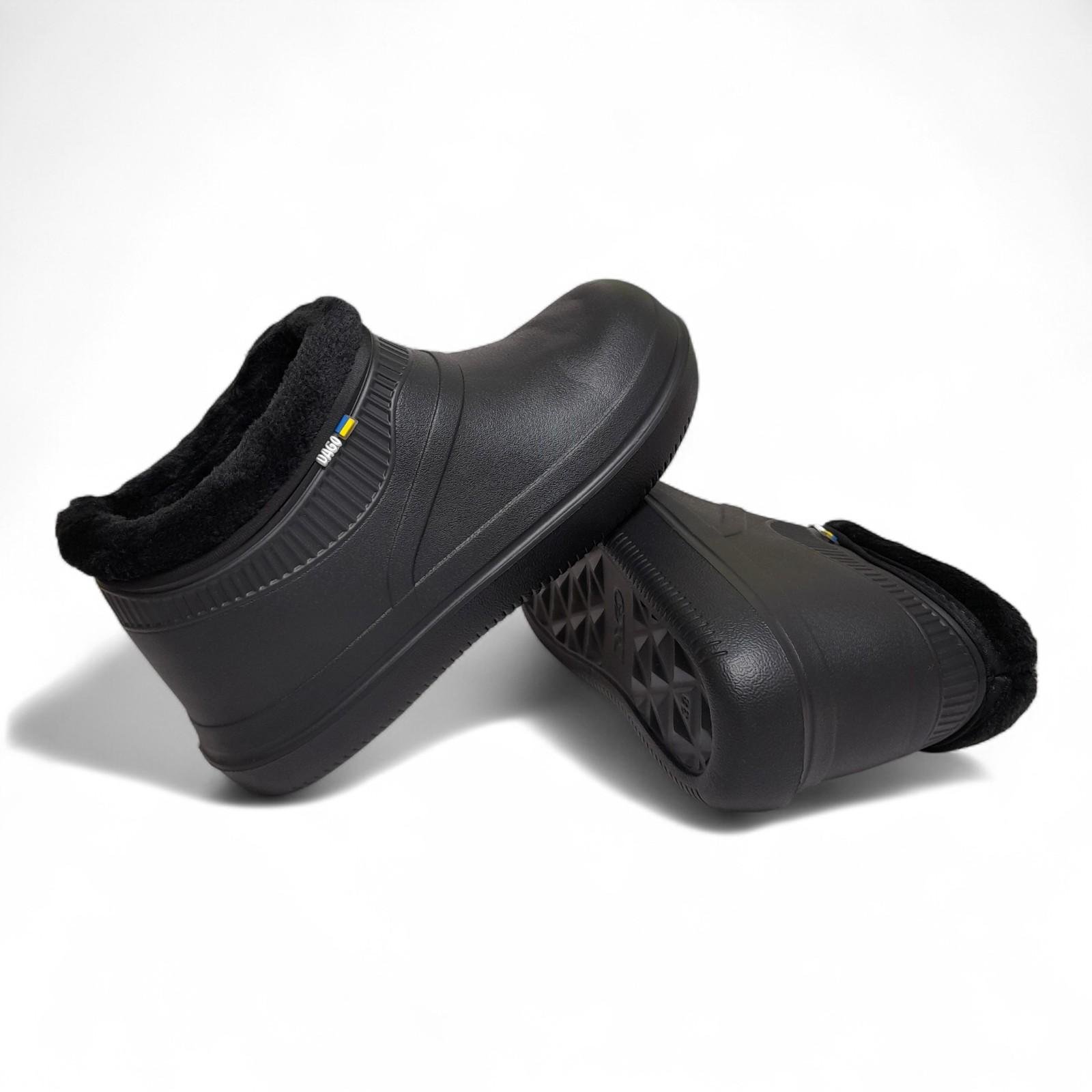 Галоши женские высокие утепленные dagostyle с декоративным мехом р. 38 25 см Черный (2764533733) - фото 6 Галоши женские высокие утепленные dagostyle с декоративным мехом р. 38 25 см Черный (2764533733) - фото 6