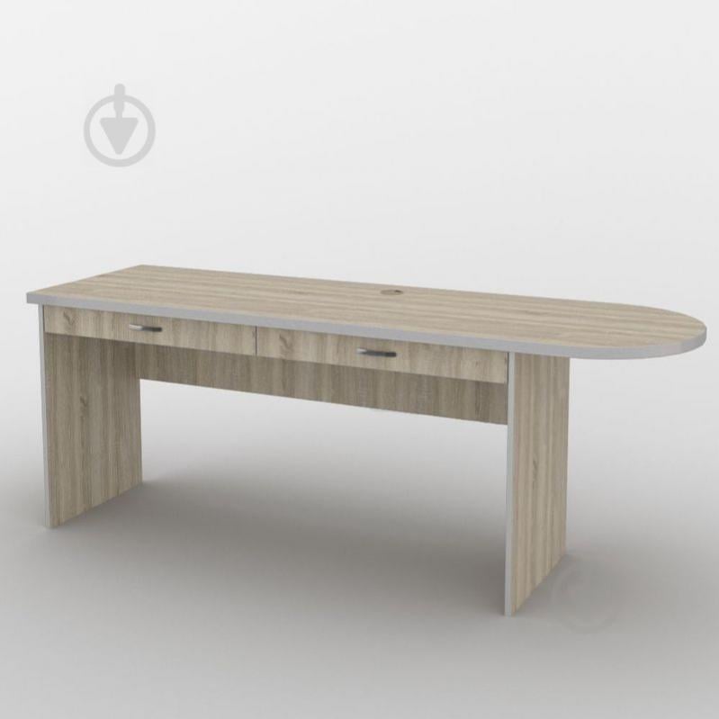 Письменный стол Тиса Мебель СМ-18/3 Ш.-2000мм Г.-600мм Дуб сонома Письменный стол Тиса Мебель СМ-18/3 Ш.-2000мм Г.-600мм Дуб сонома