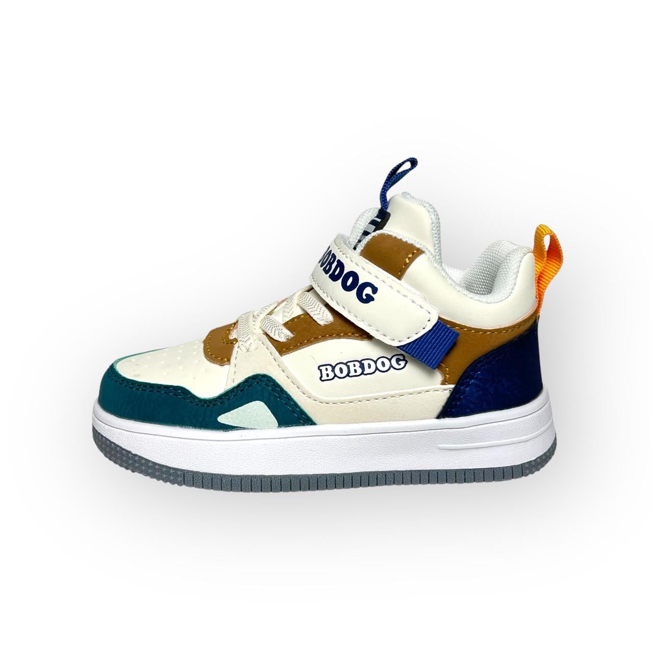 Кроссовки детские высокие для мальчика BobDog р. 29-17,8 см Молочный (31043287)