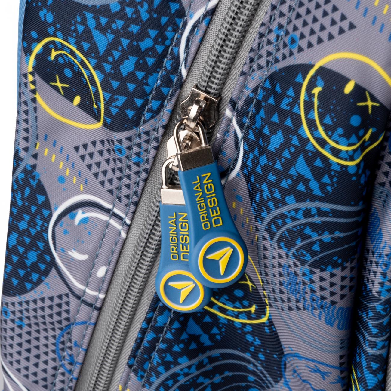 Школьный рюкзак YES TS-43 Smiley World с ортопедической спинкой (559540) - фото 12