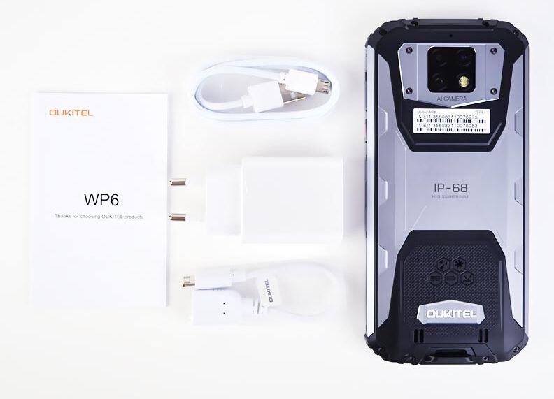 Смартфон Oukitel WP6 6/128 GB АКБ 10000 мАч Black - фото 2 Смартфон Oukitel WP6 6/128 GB АКБ 10000 мАч Black - фото 2