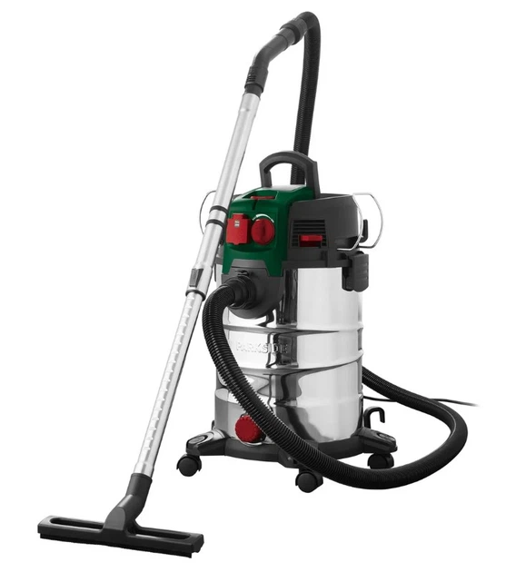 Пылесос промышленный PARKSIDE PWD 30 C1 для сухой и влажной уборки 30 л 1500 Вт Пылесос промышленный PARKSIDE PWD 30 C1 для сухой и влажной уборки 30 л 1500 Вт