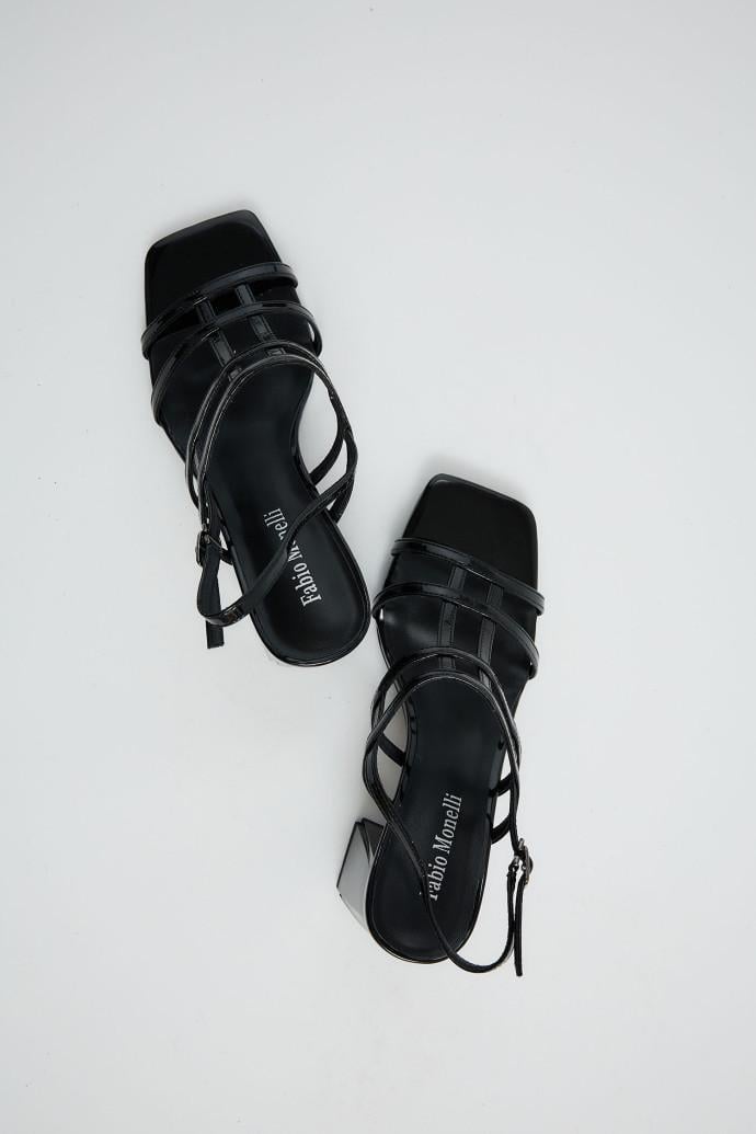 Босоніжки жіночі Fabio Monelli на підборах р. 37 Чорний (193495) - фото 3 Босоніжки жіночі Fabio Monelli на підборах р. 37 Чорний (193495) - фото 3