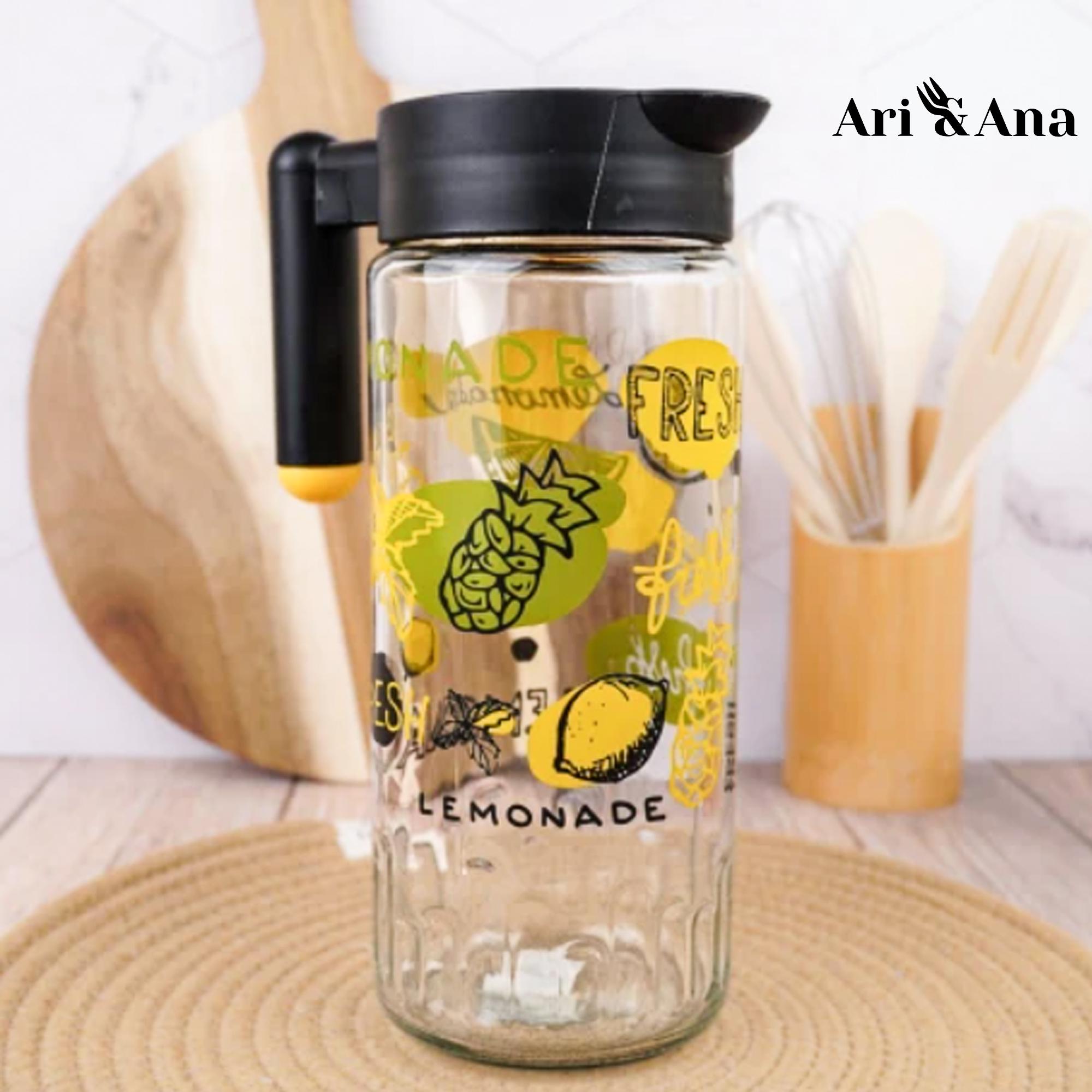 Глечик для води та лимонаду Herevin Lemonade 1,46 л з ручкою Прозорий - фото 5